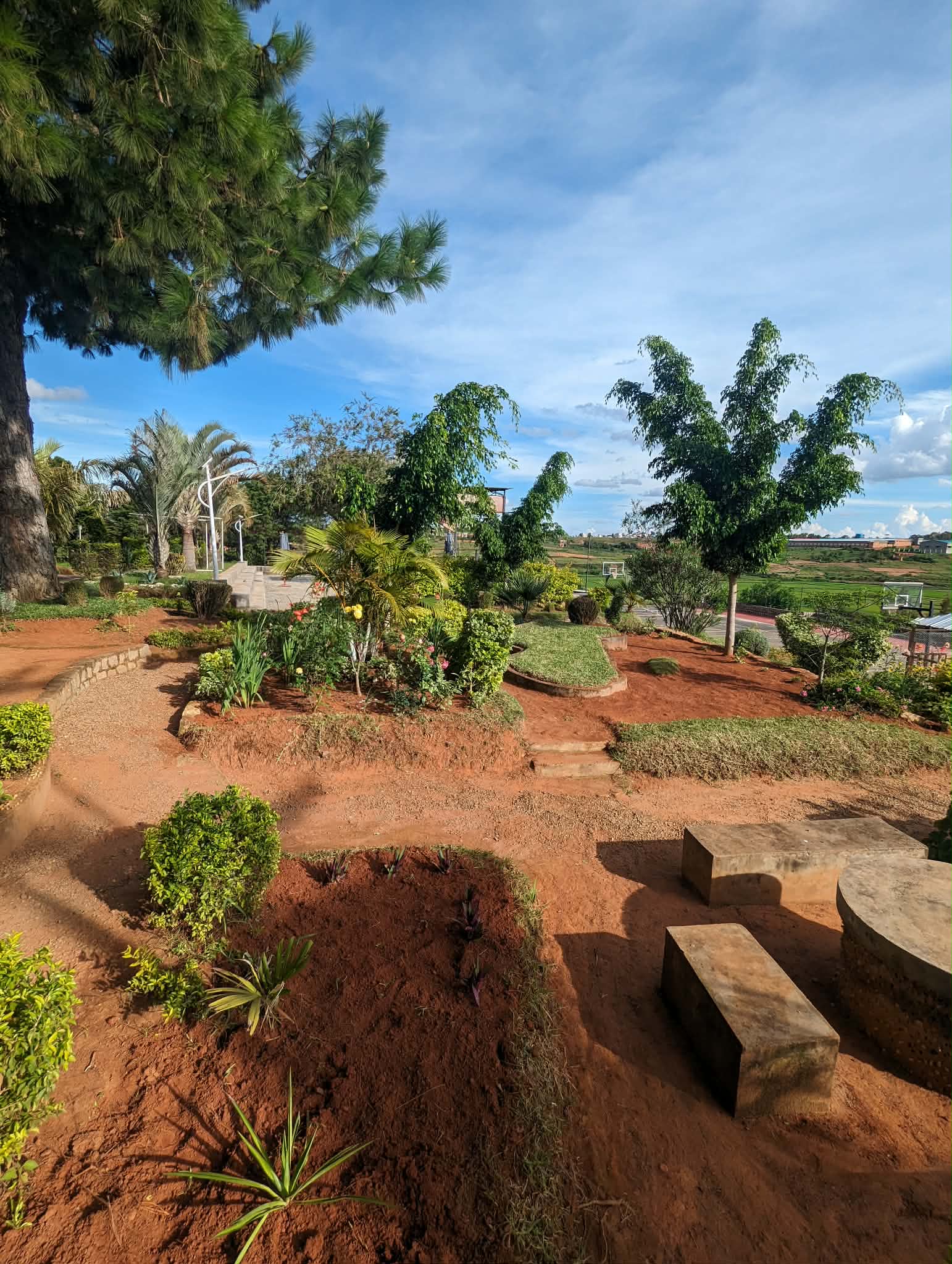 Jardin et balade
